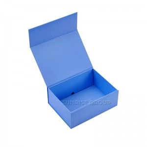 Carton adapté aux besoins du client couvrant couvrant la boîte d'emballage d'emballage de cadeau de bouton magnétique magnétique